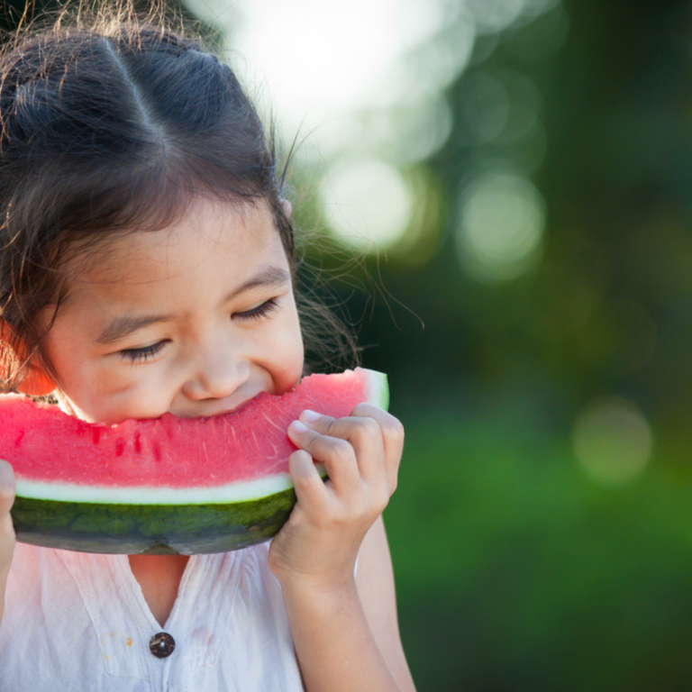 Child biting on a watermelon: How to Stop a Child from Biting at Daycare